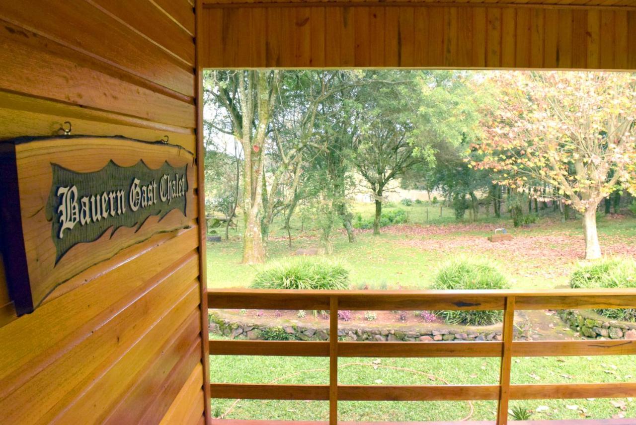 Bauern Gast Chalet Nova Petropolis Bagian luar foto